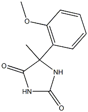 5-(2-methoxyphenyl)-5-methylimidazolidine-2,4-dione Struktur