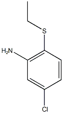 5-chloro-2-(ethylsulfanyl)aniline Struktur