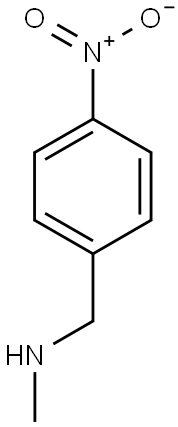 methyl[(4-nitrophenyl)methyl]amine Struktur