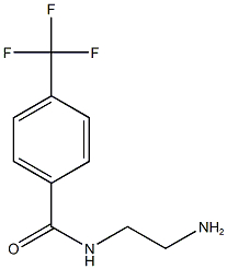 N-(2-aminoethyl)-4-(trifluoromethyl)benzamide Struktur