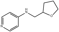 N-(oxolan-2-ylmethyl)pyridin-4-amine Struktur