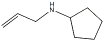 N-(prop-2-en-1-yl)cyclopentanamine Struktur