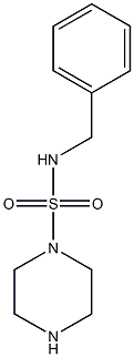 N-benzylpiperazine-1-sulfonamide Struktur