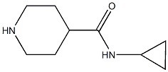 N-cyclopropylpiperidine-4-carboxamide Struktur