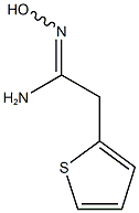 N'-hydroxy-2-(thiophen-2-yl)ethanimidamide Struktur