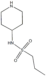 N-piperidin-4-ylpropane-1-sulfonamide Struktur