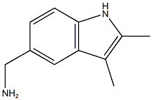 (2,3-dimethyl-1H-indol-5-yl)methylamine Struktur