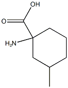 1-Amino-3-methylcyclohexane-1-carboxylic acid Struktur