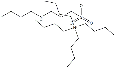 Tetrabutylammonium 3-(n-butylamino)propane sulfonate Struktur