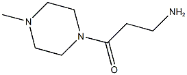 3-Amino-1-(4-methyl-piperazin-1-yl)-propan-1-one Struktur