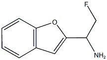 1-(1-BENZOFURAN-2-YL)-2-FLUOROETHANAMINE Struktur