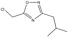 5-(CHLOROMETHYL)-3-ISOBUTYL-1,2,4-OXADIAZOLE Struktur