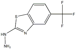 2-HYDRAZINO-5-(TRIFLUOROMETHYL)-1,3-BENZOTHIAZOLE Struktur