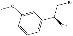 (1S)-2-BROMO-1-(3-METHOXYPHENYL)ETHANOL Struktur