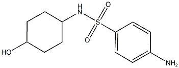 4-AMINO-N-(4-HYDROXYCYCLOHEXYL)BENZENESULFONAMIDE Struktur