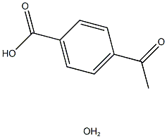 4-ACETYLBENZOIC ACID HYDRATE Struktur