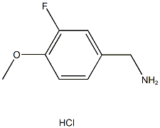 1-(3-FLUORO-4-METHOXYPHENYL)METHANAMINE HYDROCHLORIDE Struktur