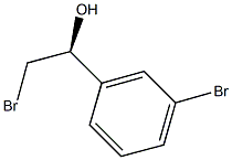 (1S)-2-BROMO-1-(3-BROMOPHENYL)ETHANOL Struktur