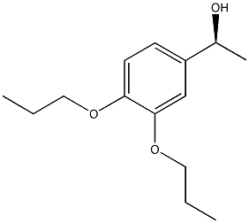 (1S)-1-(3,4-DIPROPOXYPHENYL)ETHANOL Struktur