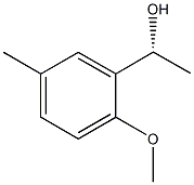 (1R)-1-(2-METHOXY-5-METHYLPHENYL)ETHANOL Struktur