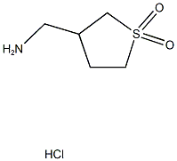 (1,1-DIOXIDOTETRAHYDROTHIEN-3-YL)METHYLAMINE HYDROCHLORIDE Struktur