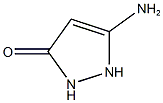 5-amino-2,3-dihydro-1H-pyrazol-3-one Struktur