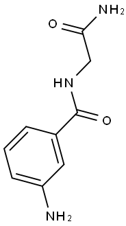 3-amino-N-(2-amino-2-oxoethyl)benzamide Struktur