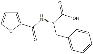 (2S)-2-(2-furoylamino)-3-phenylpropanoic acid Struktur