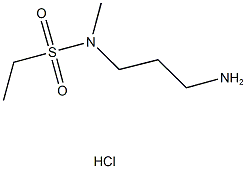 N-(3-aminopropyl)-N-methylethanesulfonamide hydrochloride Struktur