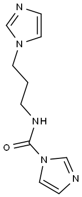 N-[3-(1H-imidazol-1-yl)propyl]-1H-imidazole-1-carboxamide Struktur