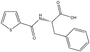 (2S)-3-phenyl-2-[(thien-2-ylcarbonyl)amino]propanoic acid Struktur