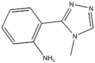 2-(4-methyl-4H-1,2,4-triazol-3-yl)aniline Struktur