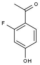 1-(2-fluoro-4-hydroxyphenyl)ethan-1-one Struktur