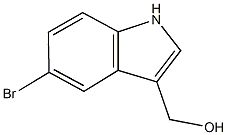 (5-bromo-1H-indol-3-yl)methanol Struktur