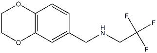 (2,3-dihydro-1,4-benzodioxin-6-ylmethyl)(2,2,2-trifluoroethyl)amine Struktur