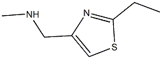 [(2-ethyl-1,3-thiazol-4-yl)methyl](methyl)amine Struktur