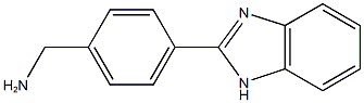 [4-(1H-1,3-benzodiazol-2-yl)phenyl]methanamine Struktur