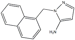 1-(1-naphthylmethyl)-1H-pyrazol-5-amine Struktur