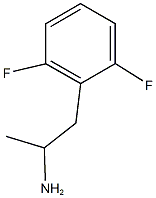 1-(2,6-difluorophenyl)propan-2-amine Struktur