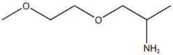 1-(2-aminopropoxy)-2-methoxyethane Struktur