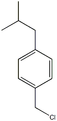 1-(chloromethyl)-4-(2-methylpropyl)benzene Struktur