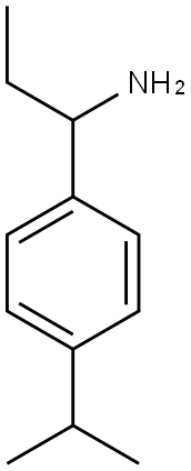 1-[4-(propan-2-yl)phenyl]propan-1-amine Struktur