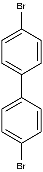 1-bromo-4-(4-bromophenyl)benzene Struktur