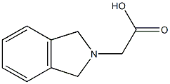 2-(2,3-dihydro-1H-isoindol-2-yl)acetic acid Struktur