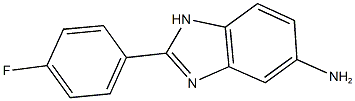 2-(4-fluorophenyl)-1H-benzimidazol-5-amine Struktur