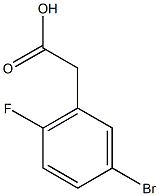 2-(5-bromo-2-fluorophenyl)acetic acid Struktur