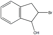 2-bromo-2,3-dihydro-1H-inden-1-ol Struktur