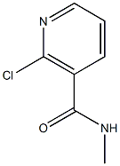 2-chloro-N-methylpyridine-3-carboxamide Struktur