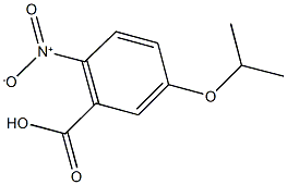 2-nitro-5-(propan-2-yloxy)benzoic acid Struktur