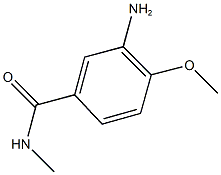 3-amino-4-methoxy-N-methylbenzamide Struktur